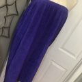 80s/90s Purple Wrinkled Maxi Skirt - Image 3