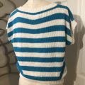 80s/90s Adorable Knit Top with Flags! - Image 3